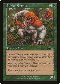 Simian Grunts [Urza's Legacy] | Exor Games New Glasgow