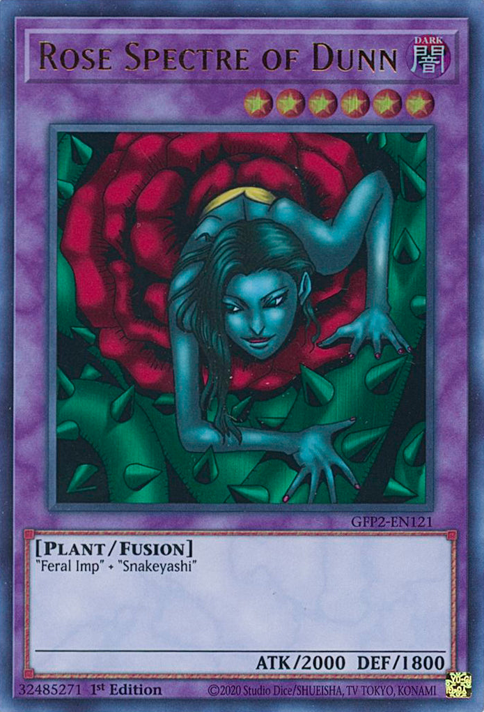 Rose Spectre of Dunn [GFP2-EN121] Ultra Rare | Exor Games New Glasgow