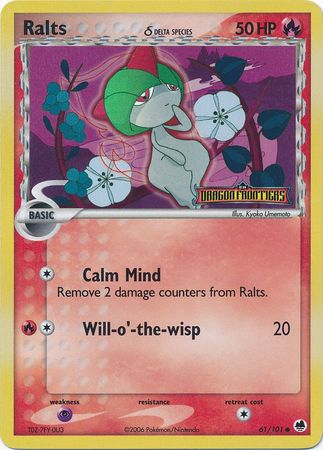 Ralts (61/101) (Delta Species) (Stamped) [EX: Dragon Frontiers] | Exor Games New Glasgow