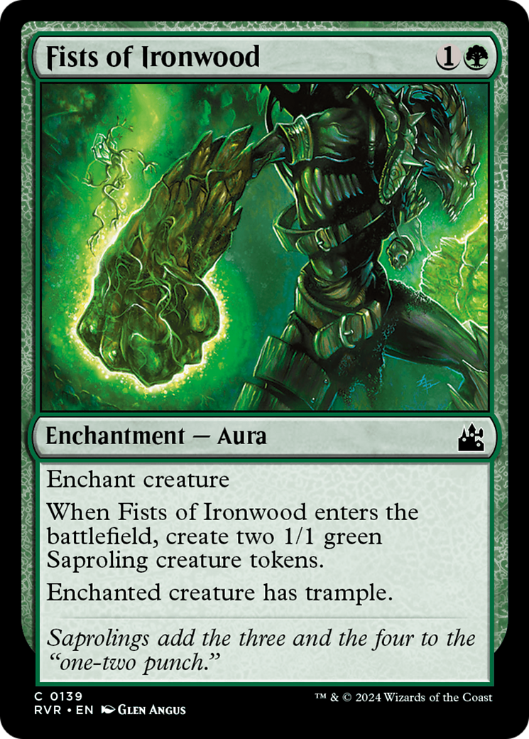 Fists of Ironwood [Ravnica Remastered] | Exor Games New Glasgow