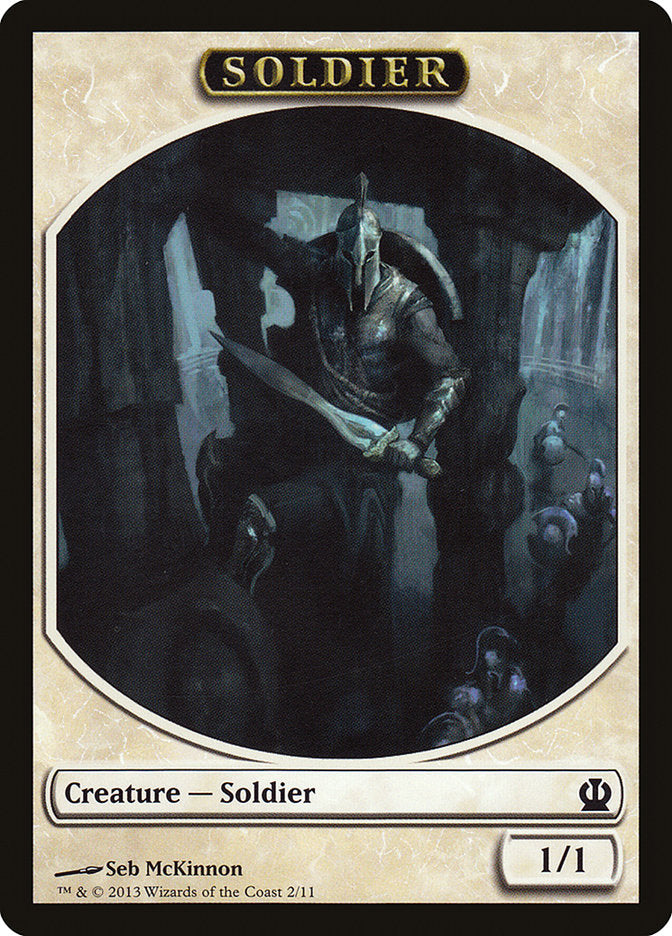 Soldier (2/11) [Theros Tokens] | Exor Games New Glasgow