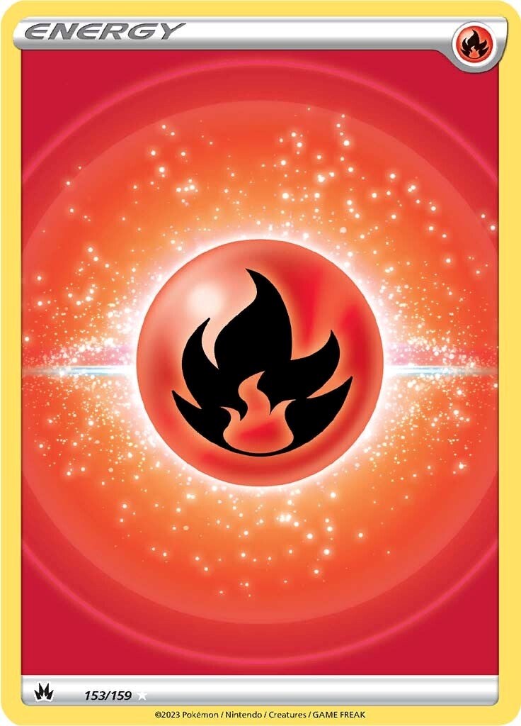 Fire Energy (153/159) (Texture Full Art) [Sword & Shield: Crown Zenith] | Exor Games New Glasgow