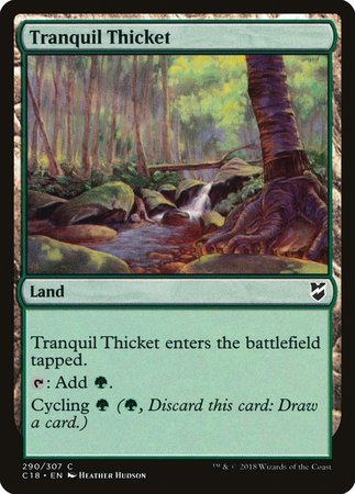 Tranquil Thicket [Commander 2018] | Exor Games New Glasgow