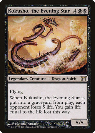 Kokusho, the Evening Star [Champions of Kamigawa] | Exor Games New Glasgow