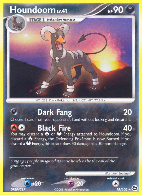 Houndoom (18/106) [Diamond & Pearl: Great Encounters] | Exor Games New Glasgow