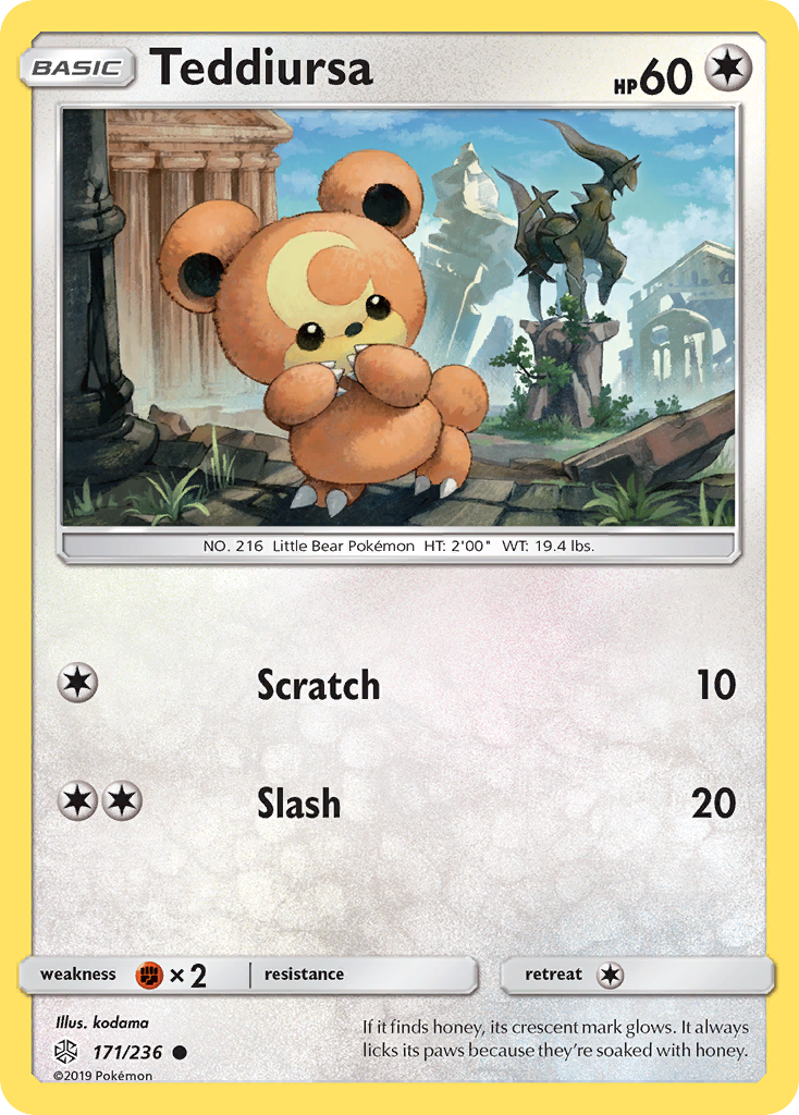 Teddiursa (171/236) [Sun & Moon: Cosmic Eclipse] | Exor Games New Glasgow