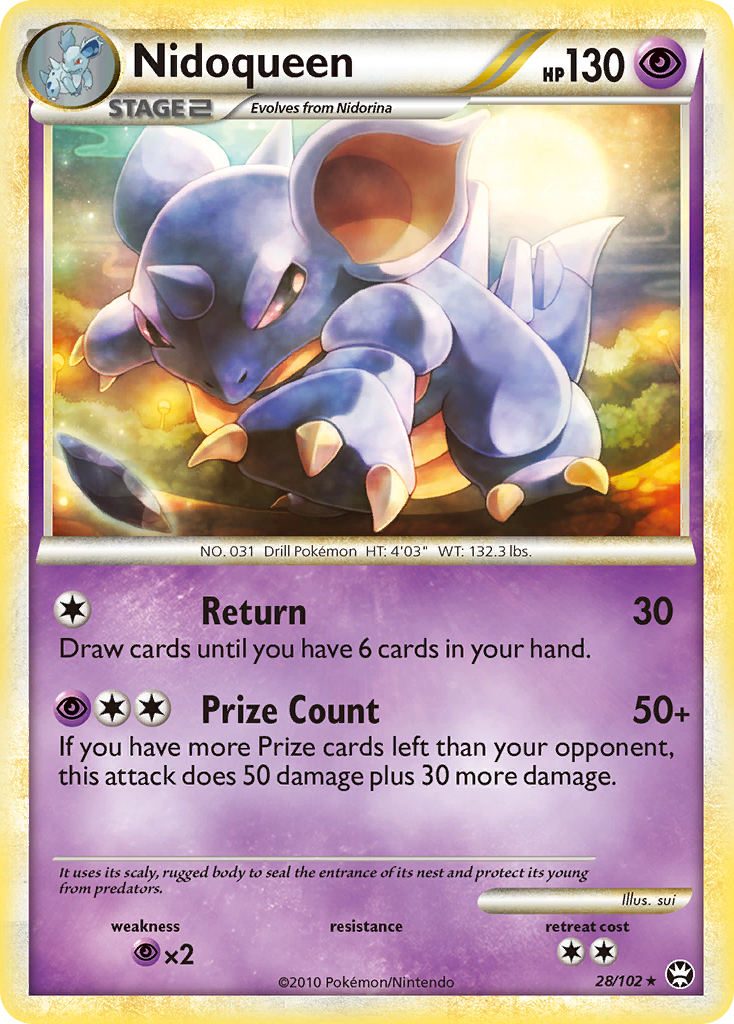 Nidoqueen (28/102) [HeartGold & SoulSilver: Triumphant] | Exor Games New Glasgow