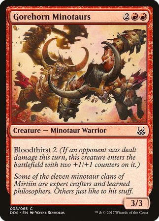 Gorehorn Minotaurs [Duel Decks: Mind vs. Might] | Exor Games New Glasgow