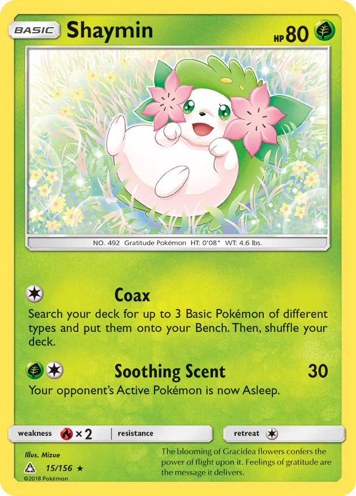 Shaymin (15/156) [Sun & Moon: Ultra Prism] | Exor Games New Glasgow