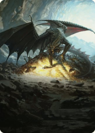 Ancient Copper Dragon Art Card (04) [Commander Legends: Battle for Baldur's Gate Art Series] | Exor Games New Glasgow