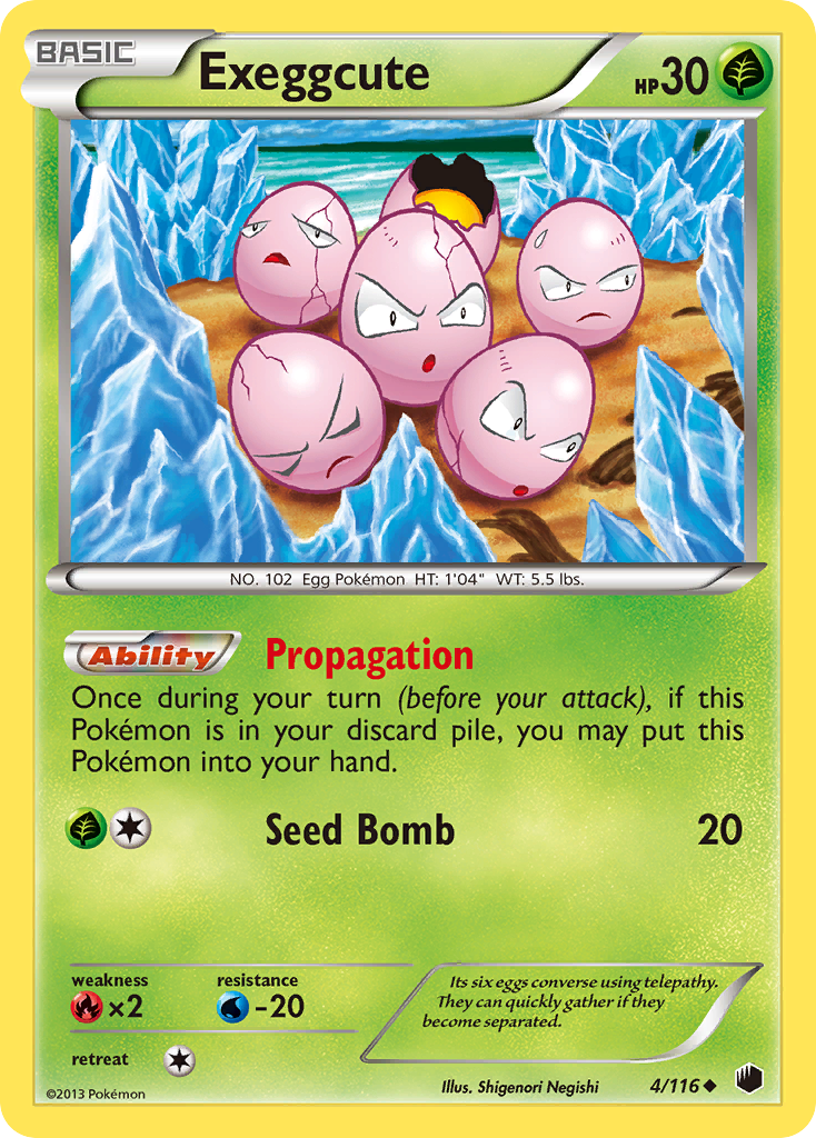 Exeggcute (4/116) [Black & White: Plasma Freeze] | Exor Games New Glasgow