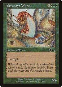 Yavimaya Wurm [Urza's Legacy] | Exor Games New Glasgow