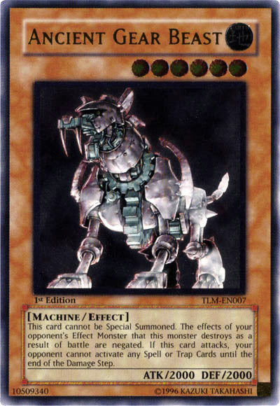 Ancient Gear Beast [TLM-EN007] Ultimate Rare | Exor Games New Glasgow