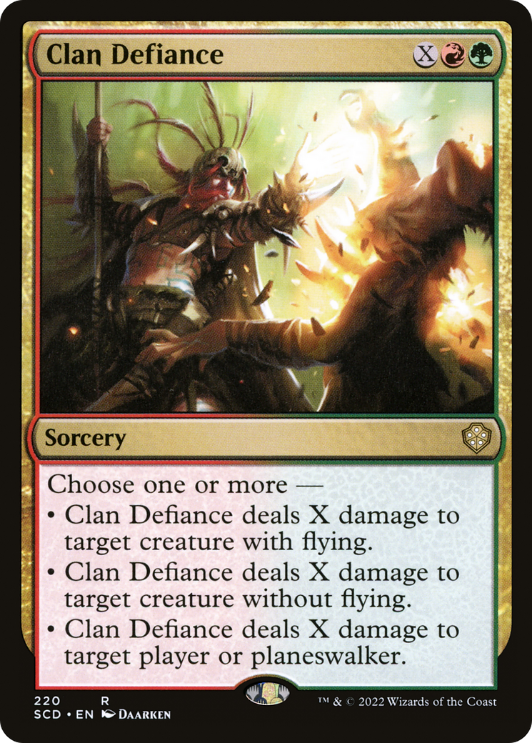 Clan Defiance [Starter Commander Decks] | Exor Games New Glasgow