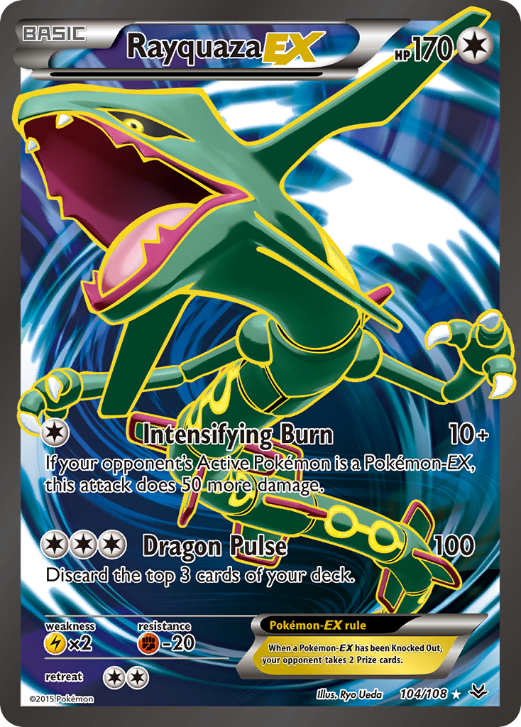 Rayquaza EX (104/108) [XY: Roaring Skies] | Exor Games New Glasgow