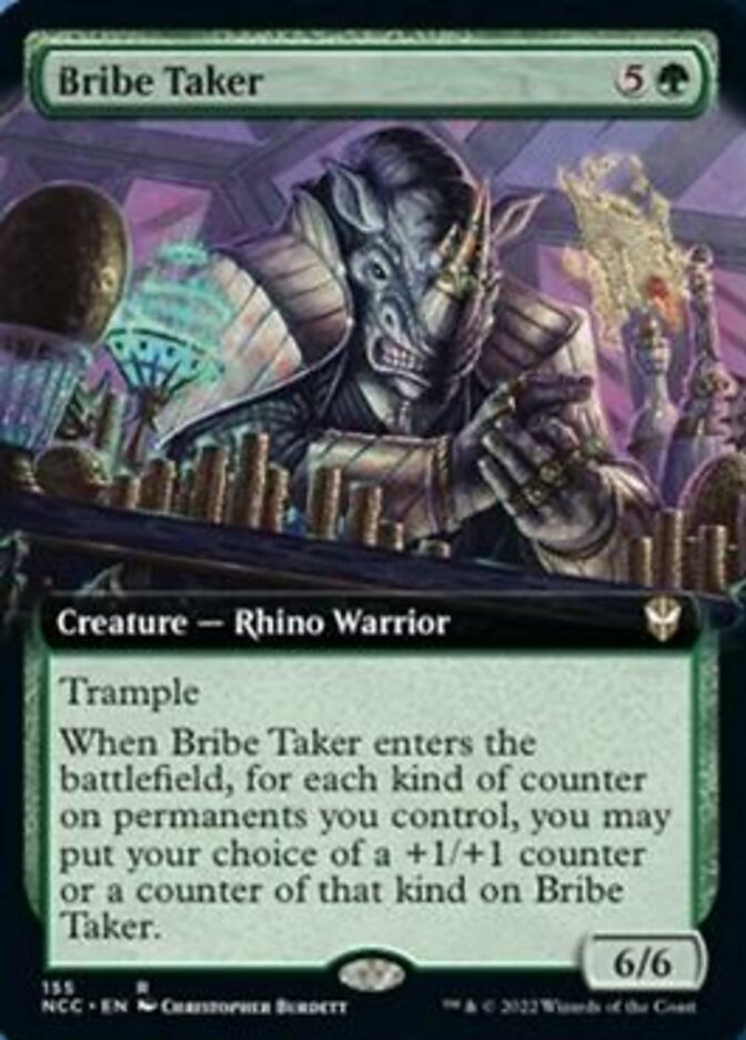 Bribe Taker (Extended Art) [Streets of New Capenna Commander] | Exor Games New Glasgow