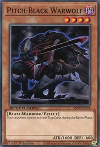 Pitch-Black Warwolf [SBCB-EN178] Common | Exor Games New Glasgow