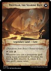 Brass's Tunnel-Grinder // Tecutlan, The Searing Rift (Extended Art) [The Lost Caverns of Ixalan] | Exor Games New Glasgow