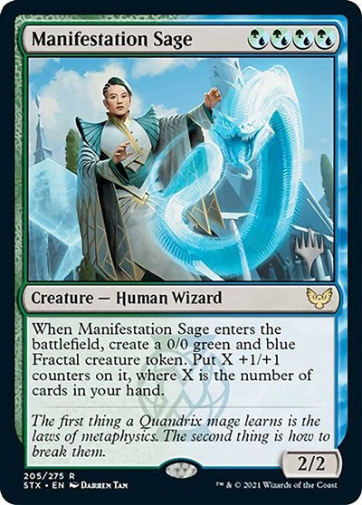 Manifestation Sage (Promo Pack) [Strixhaven: School of Mages Promos] | Exor Games New Glasgow