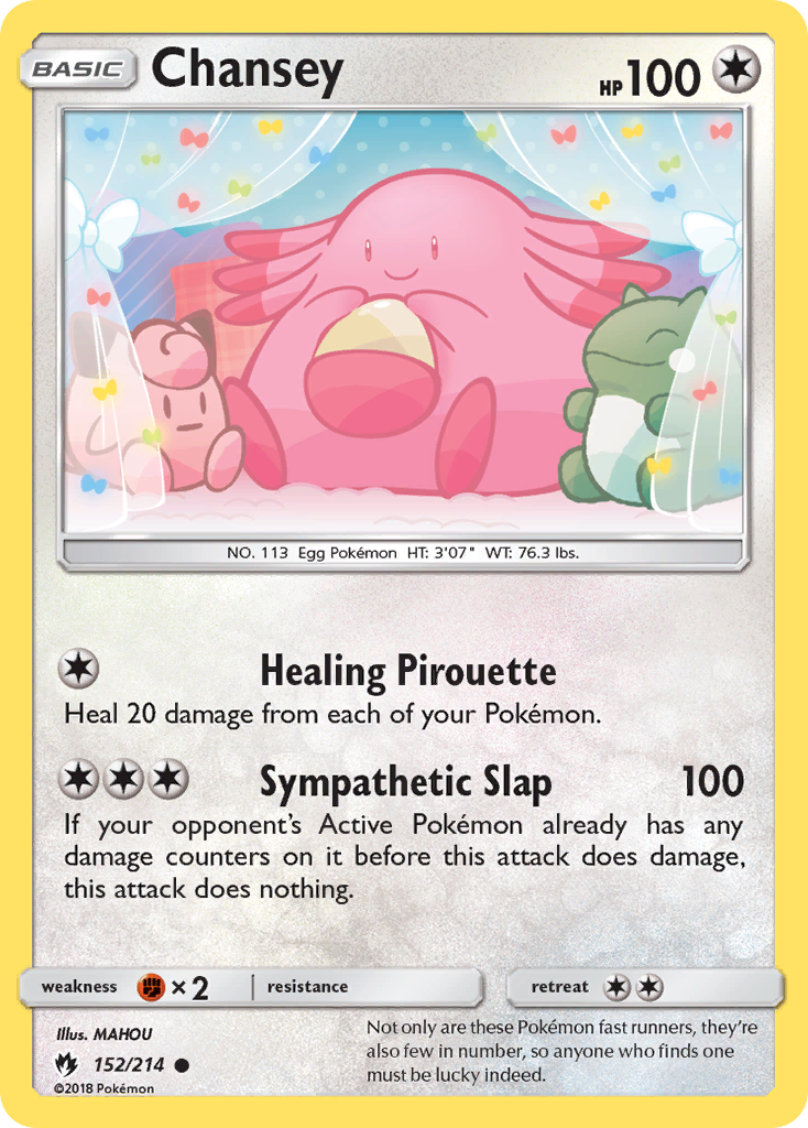 Chansey (152/214) [Sun & Moon: Lost Thunder] | Exor Games New Glasgow