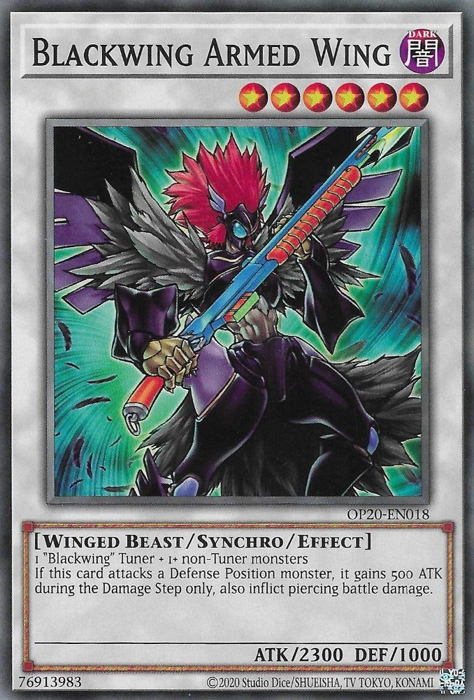 Blackwing Armed Wing [OP20-EN018] Common | Exor Games New Glasgow