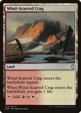 Wind-Scarred Crag [Commander Anthology Volume II] | Exor Games New Glasgow