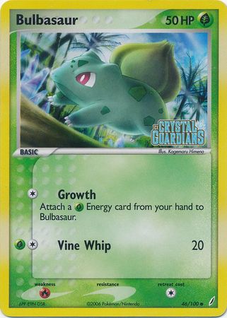 Bulbasaur (46/100) (Stamped) [EX: Crystal Guardians] | Exor Games New Glasgow