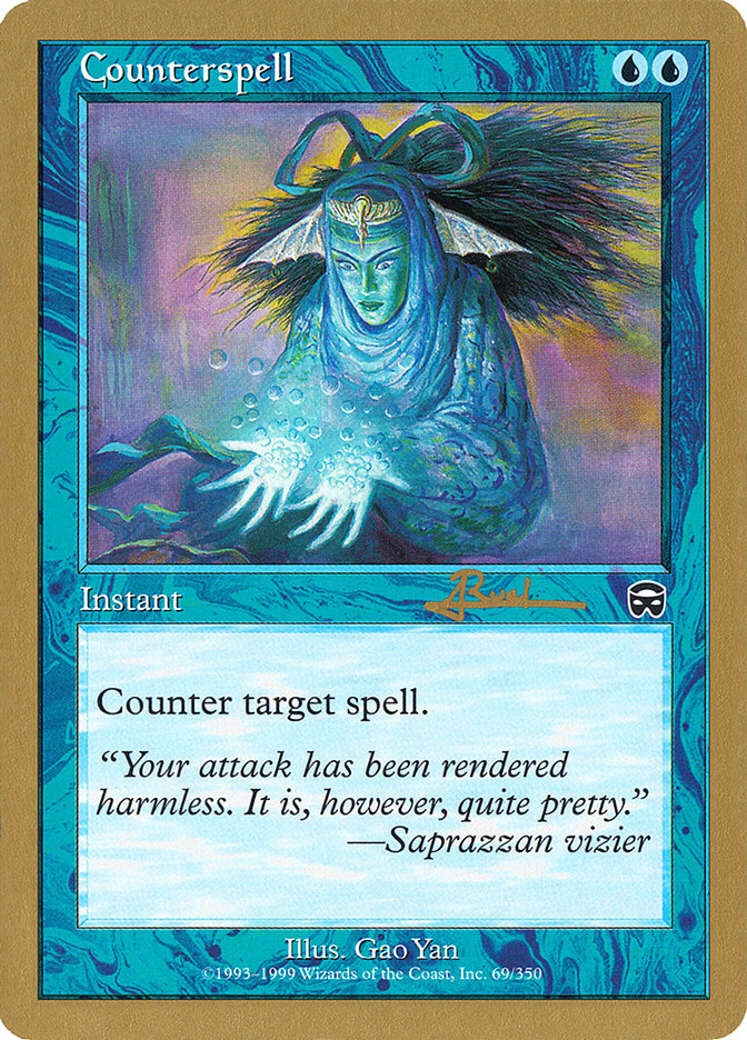 Counterspell (Antoine Ruel) (MMQ) [World Championship Decks 2001] | Exor Games New Glasgow