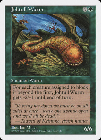 Johtull Wurm [Fifth Edition] | Exor Games New Glasgow