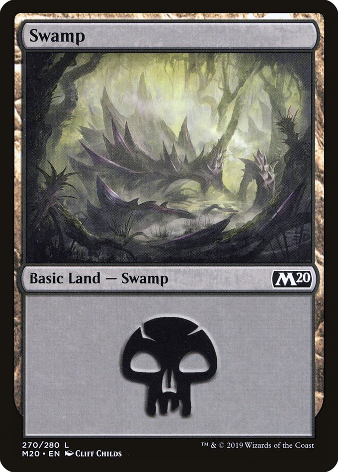 Swamp (#270) [Core Set 2020] | Exor Games New Glasgow