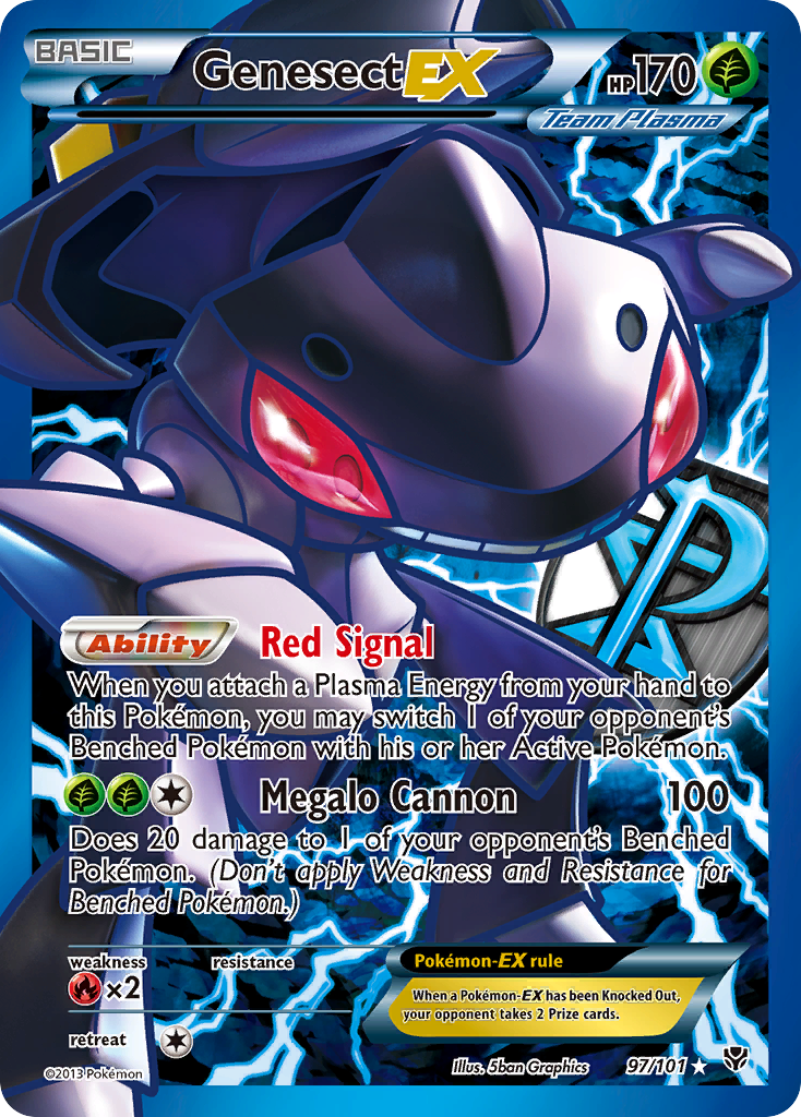 Genesect EX (97/101) [Black & White: Plasma Blast] | Exor Games New Glasgow