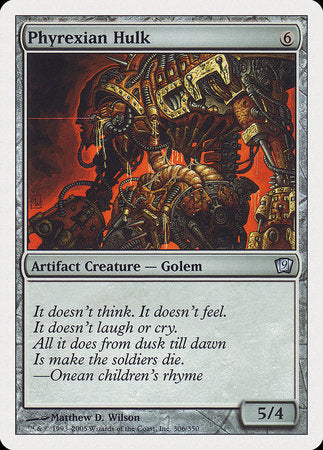 Phyrexian Hulk [Ninth Edition] | Exor Games New Glasgow