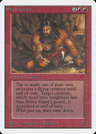 Stone Giant [Unlimited Edition] | Exor Games New Glasgow