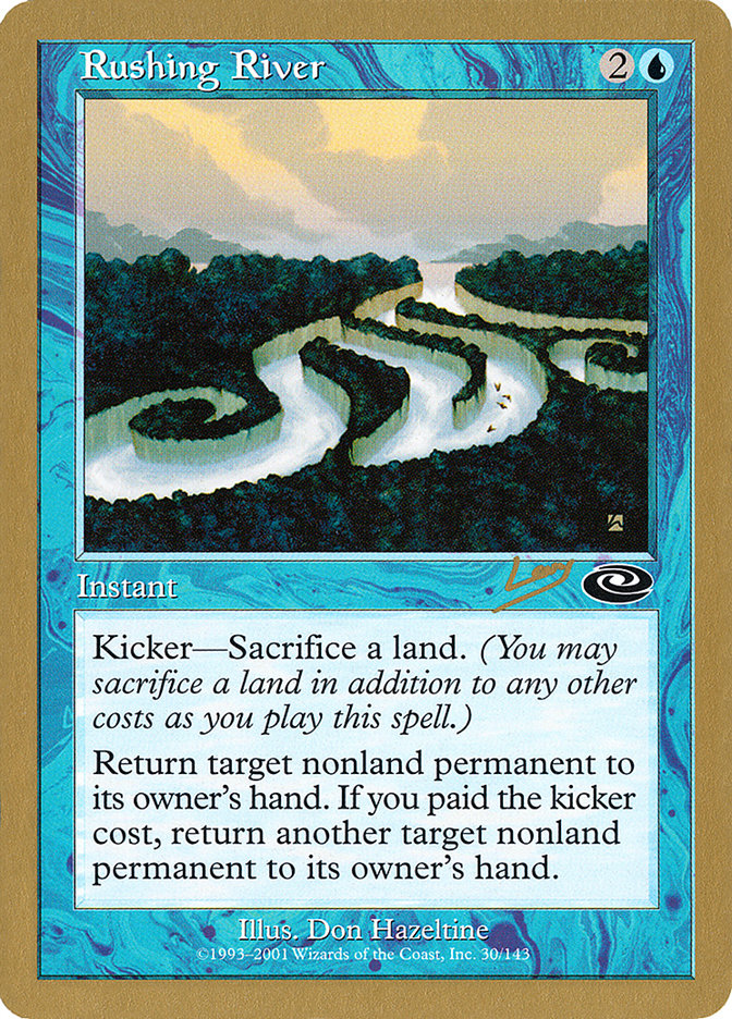 Rushing River (Raphael Levy) [World Championship Decks 2002] | Exor Games New Glasgow