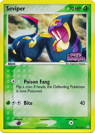 Seviper (32/110) (Stamped) [EX: Holon Phantoms] | Exor Games New Glasgow