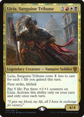 Licia, Sanguine Tribune [Commander 2017] | Exor Games New Glasgow