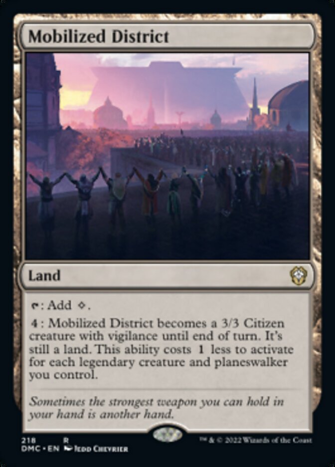 Mobilized District [Dominaria United Commander] | Exor Games New Glasgow