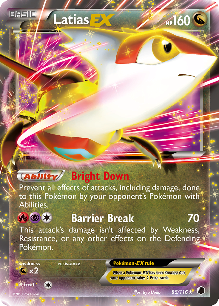 Latias EX (85/116) [Black & White: Plasma Freeze] | Exor Games New Glasgow