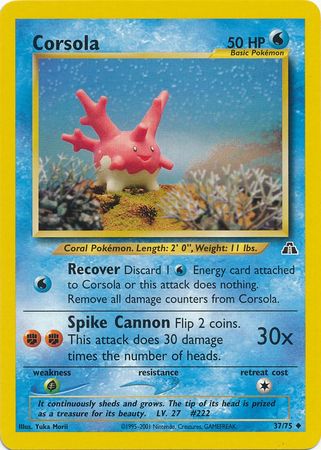 Corsola (37/75) [Neo Discovery Unlimited] | Exor Games New Glasgow