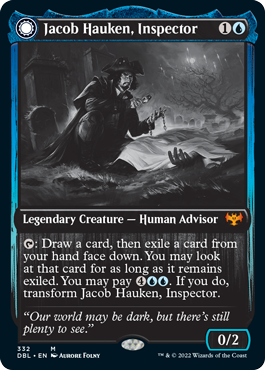 Jacob Hauken, Inspector // Hauken's Insight [Innistrad: Double Feature] | Exor Games New Glasgow