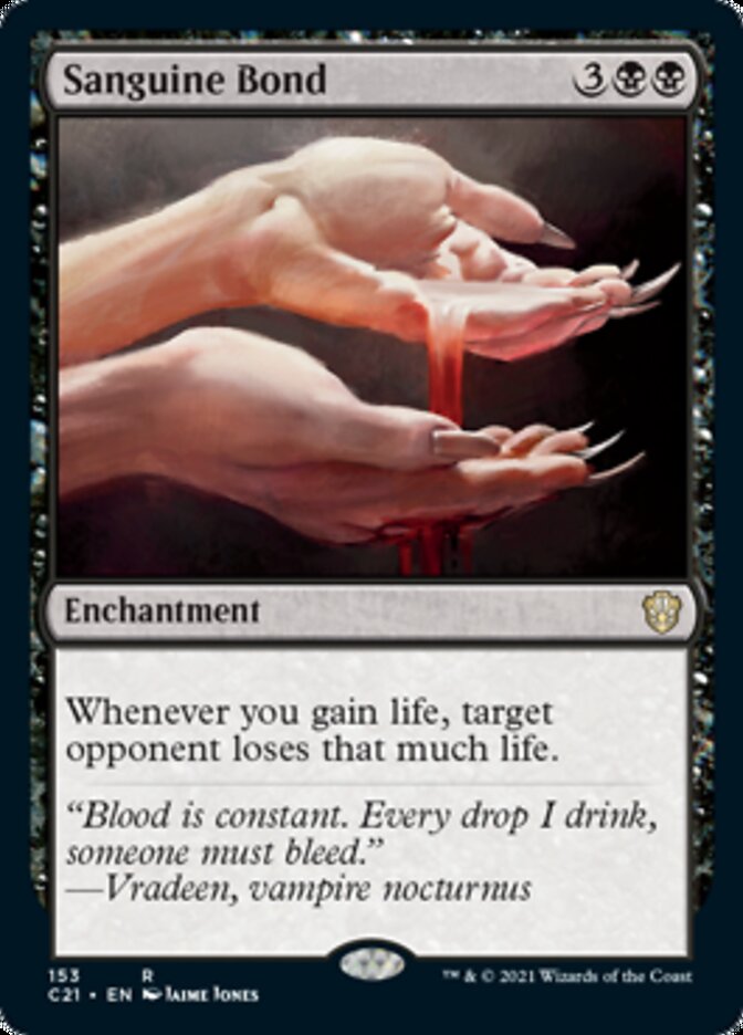 Sanguine Bond [Commander 2021] | Exor Games New Glasgow