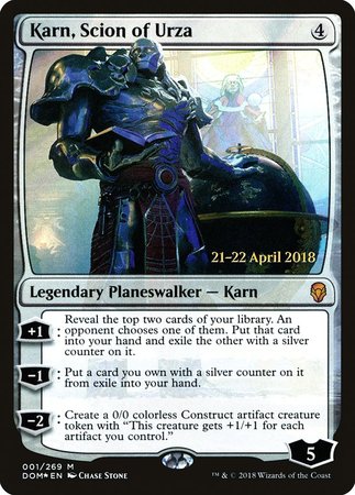 Karn, Scion of Urza [Dominaria Promos] | Exor Games New Glasgow