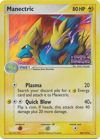 Manectric (46/110) (Stamped) [EX: Holon Phantoms] | Exor Games New Glasgow