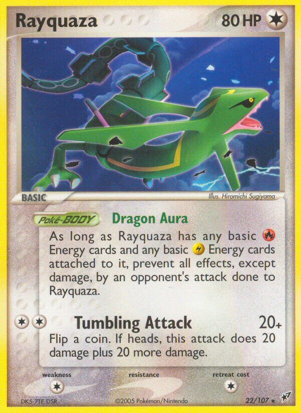 Rayquaza (22/107) (Theme Deck Exclusive) [EX: Deoxys] | Exor Games New Glasgow