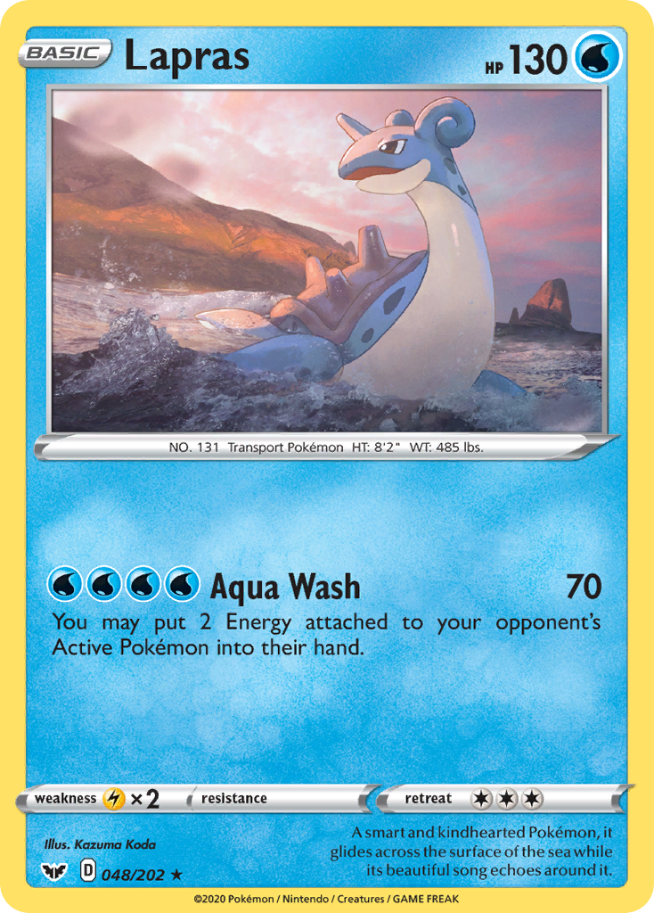 Lapras (048/202) [Sword & Shield: Base Set] | Exor Games New Glasgow