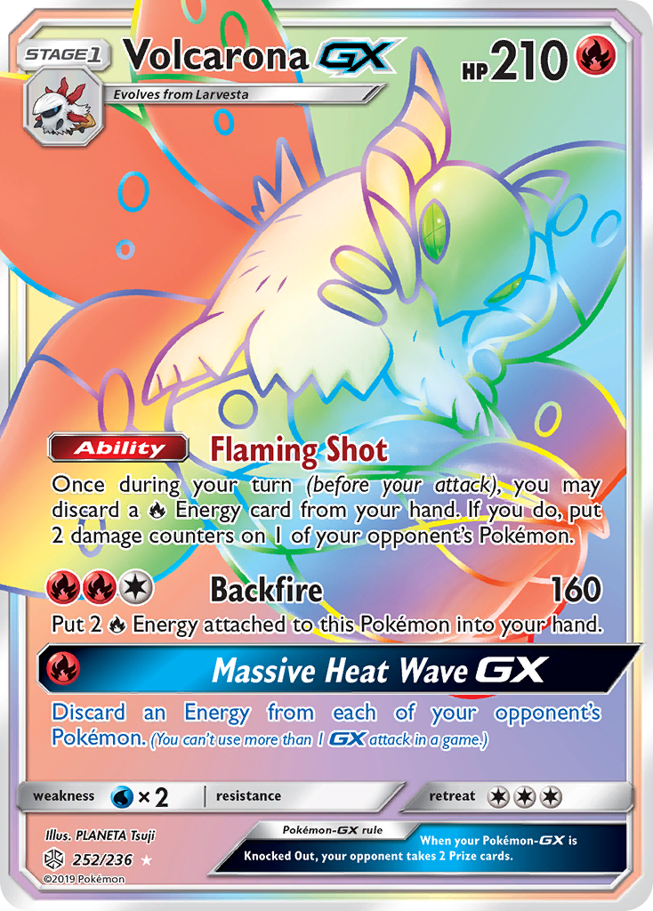 Volcarona GX (252/236) [Sun & Moon: Cosmic Eclipse] | Exor Games New Glasgow