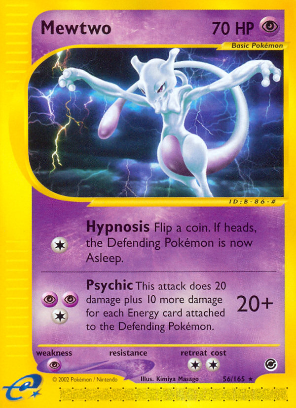 Mewtwo (56/165) [Expedition: Base Set] | Exor Games New Glasgow