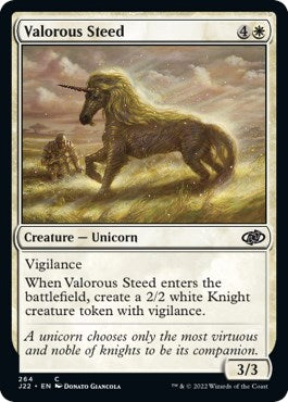 Valorous Steed [Jumpstart 2022] | Exor Games New Glasgow