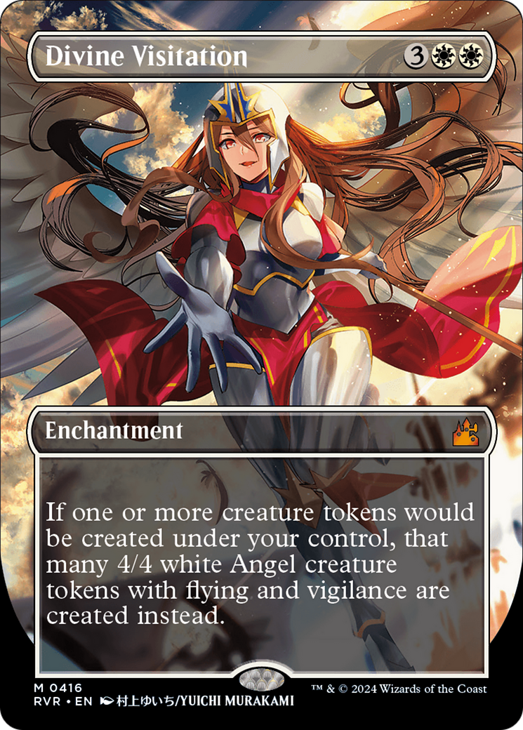 Divine Visitation (Anime Borderless) [Ravnica Remastered] | Exor Games New Glasgow