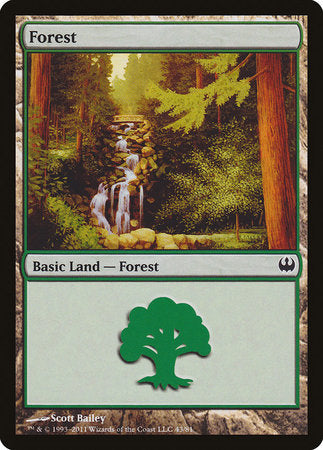 Forest (43) [Duel Decks: Knights vs. Dragons] | Exor Games New Glasgow